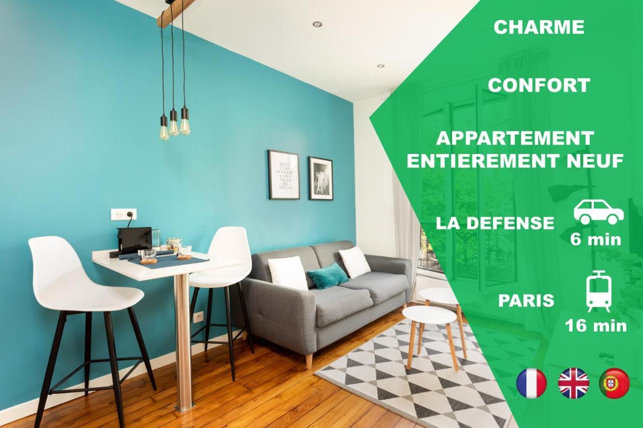 ★ Charmant/Nice Appartement ★ Proche/Near La Defense & Paris La Garenne-Colombes Exteriör bild